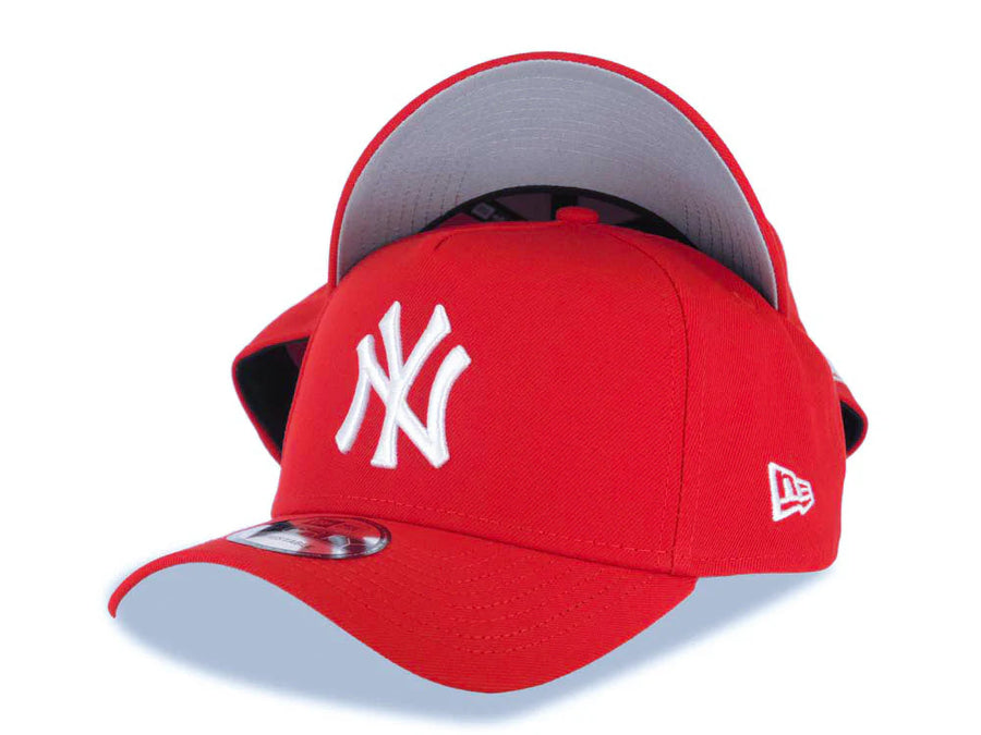 NEW ERA CAP MLB 9 FORTY M-CROWN ADJUSTABLE NEW-YORK YANKEES ROUGE CREST BLANC