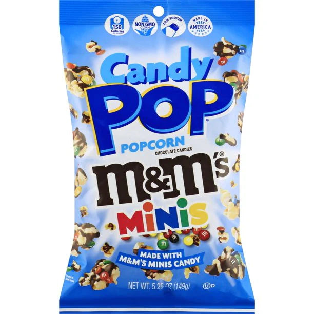 CANDY POP POPCORN M&M MINIS