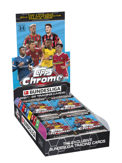 2021-22 TOPPS CHROME BUNDESLIGA SOCCER LITE BOX