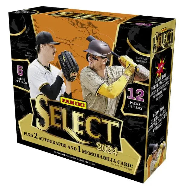 2024 PANINI SELECT BASEBALL HOBBY BOX