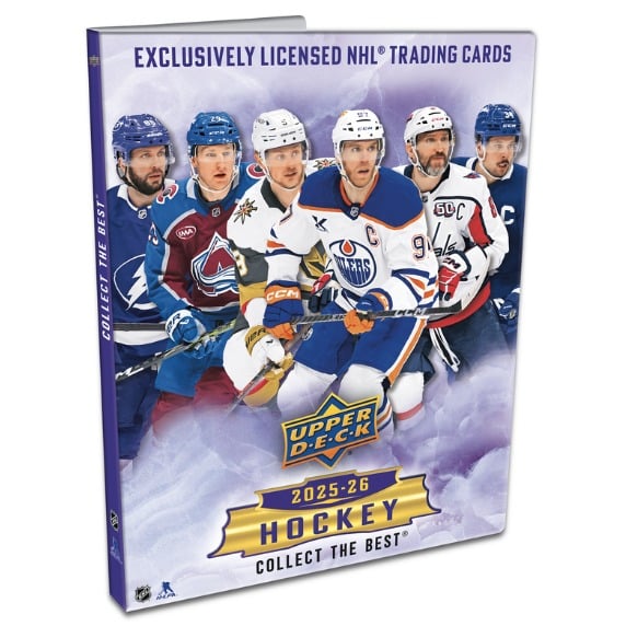 2025-26 UPPER DECK SERIES ONE HOCKEY STARTER BINDER