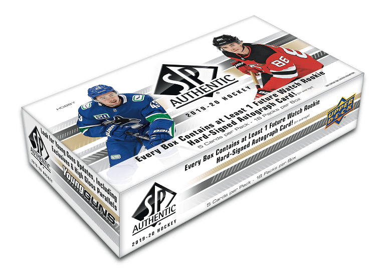 2019-20 UPPER DECK SP AUTHENTIC HOCKEY HOBBY BOX