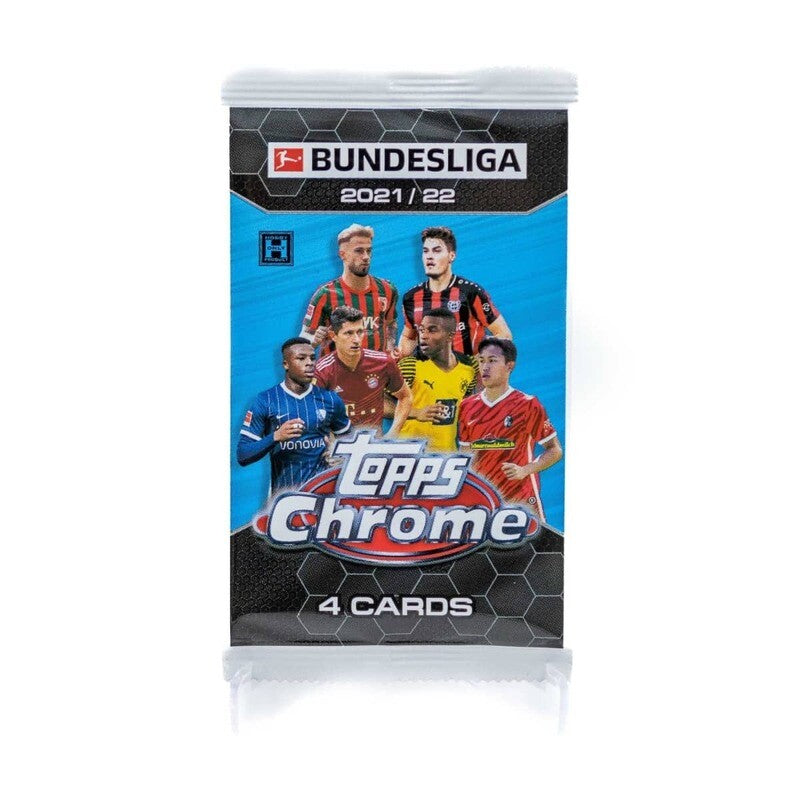 2021-22 TOPPS CHROME BUNDESLIGA SOCCER HOBBY PACK