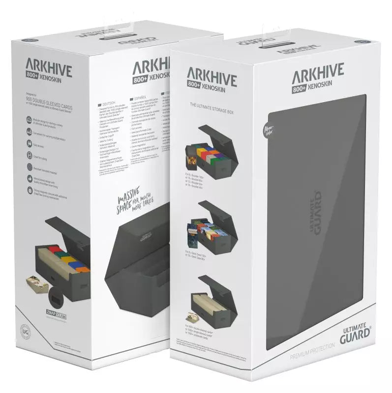ULTIMATE GUARD DECK CASE ARKHIVE 800+ MONOCOLOR GREY