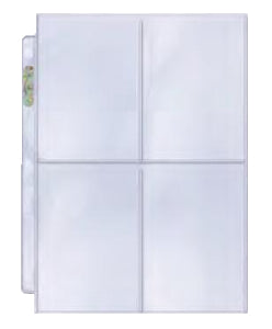 ULTRA PRO 4 POCHETTES BLANC