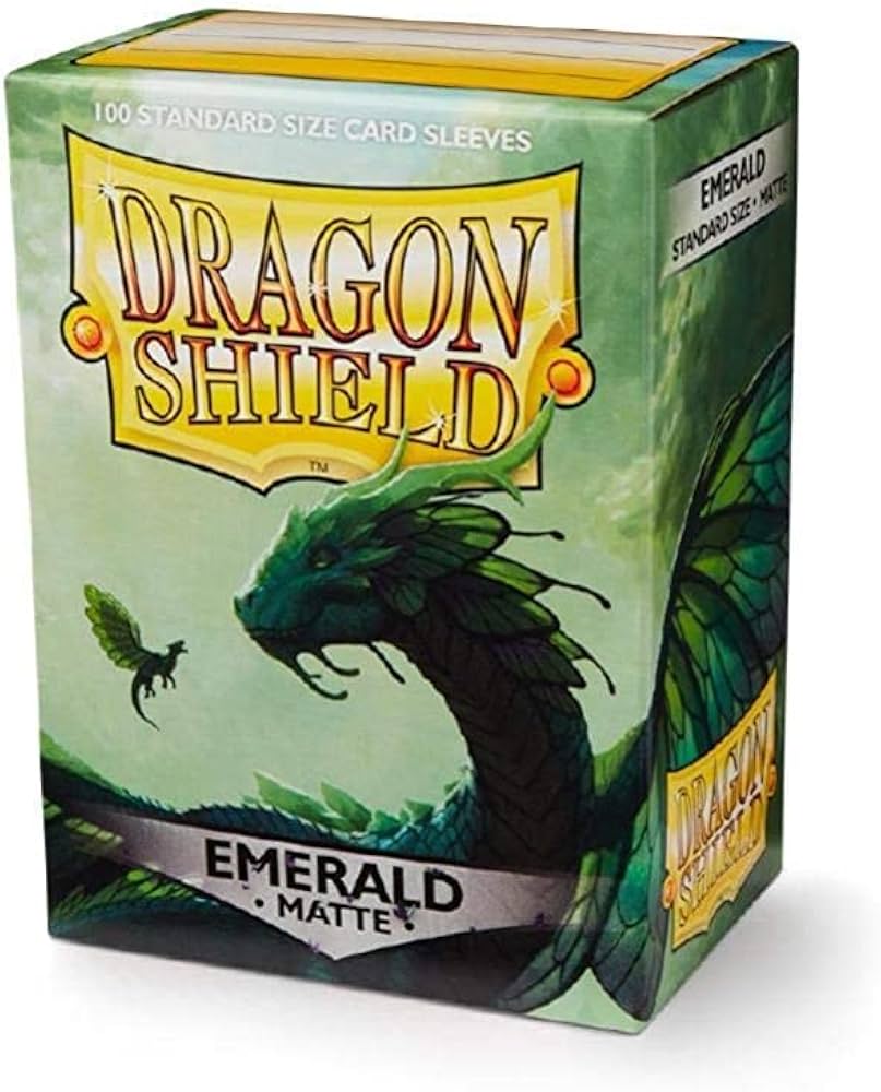 DRAGON SHIELD SLEEVES MATTE EMERALD