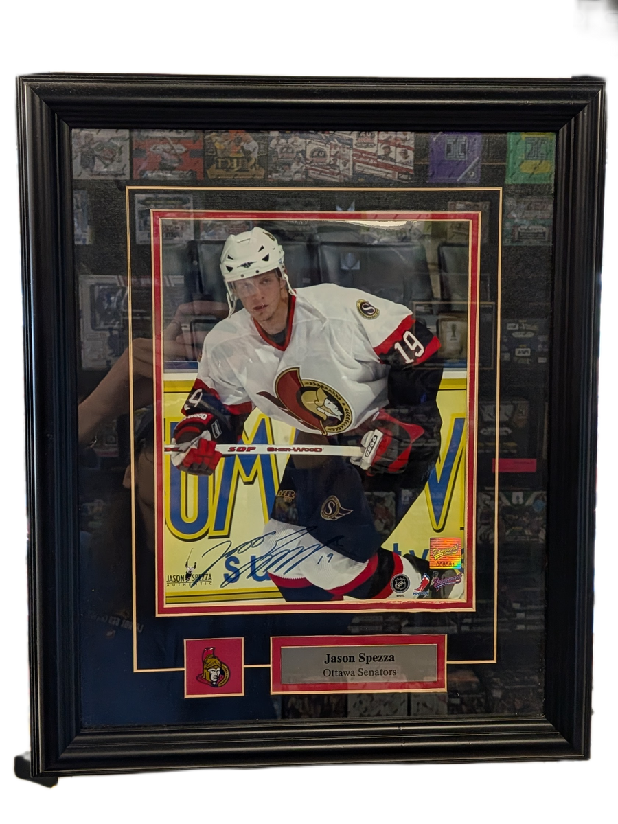 CADRE Jason Spezza AUTO Sens. OT 14x17.5