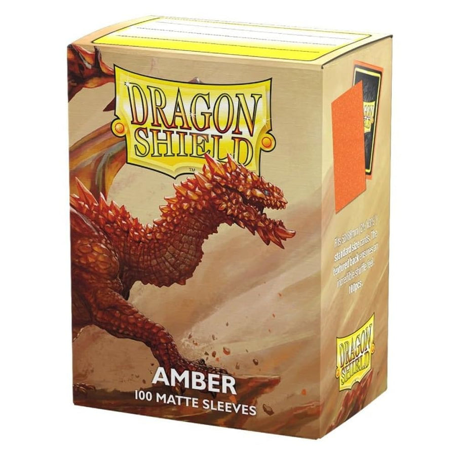 DRAGON SHIELD SLEEVES MATTE AMBER
