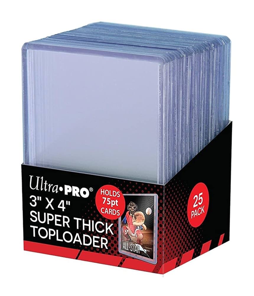 ULTRA PRO 3X4 SUPER THICK TOP LOADER 75PT