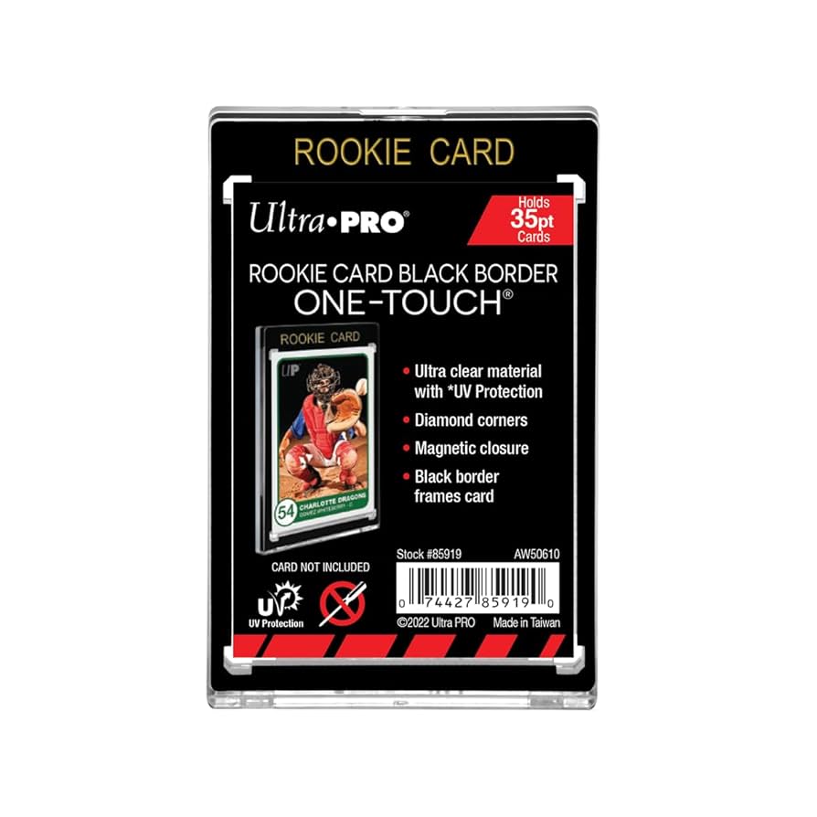 ULTRA PRO ONE TOUCH ROOKIE CARD BLACK BORDER 35 PT