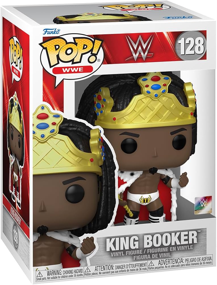 FUNKO POP KING BOOKER #128 WWE
