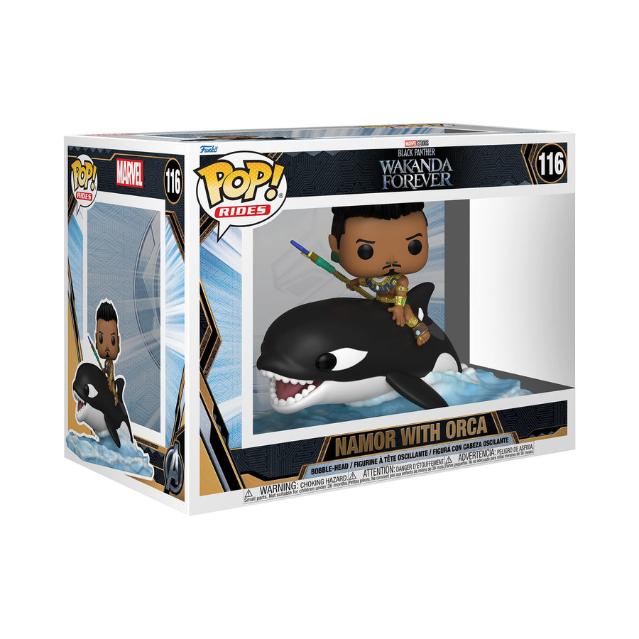 FUNKO POP NAMOR WITH ORCA #116 RIDES BLACK PANTHER