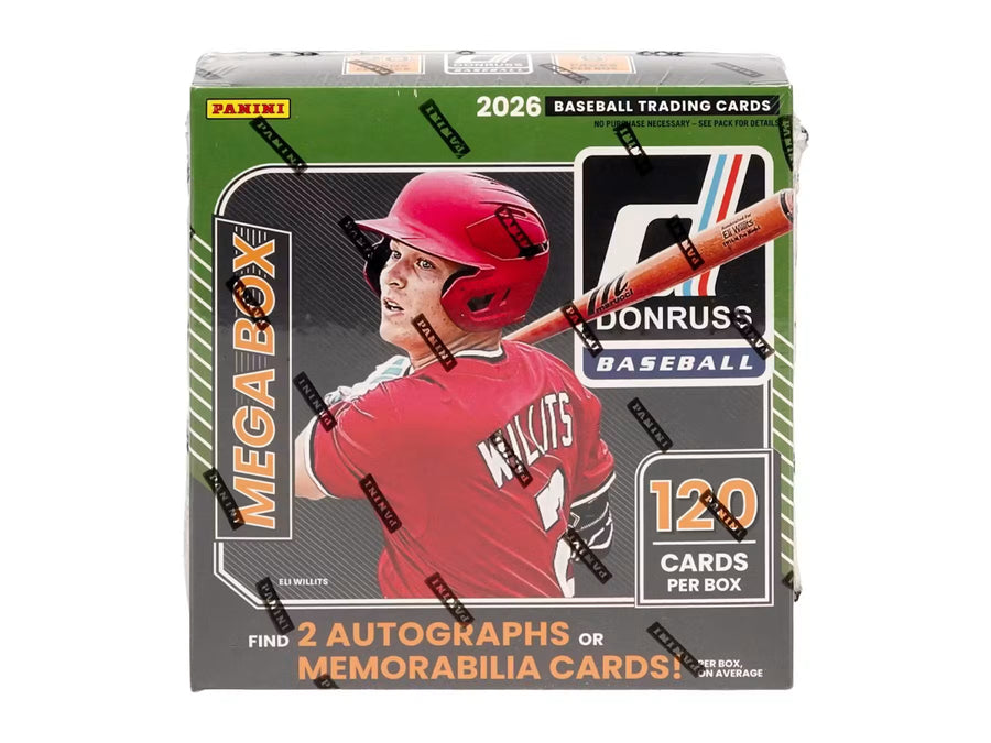 2026 PANINI DONRUSS BASEBALL MEGA BOX