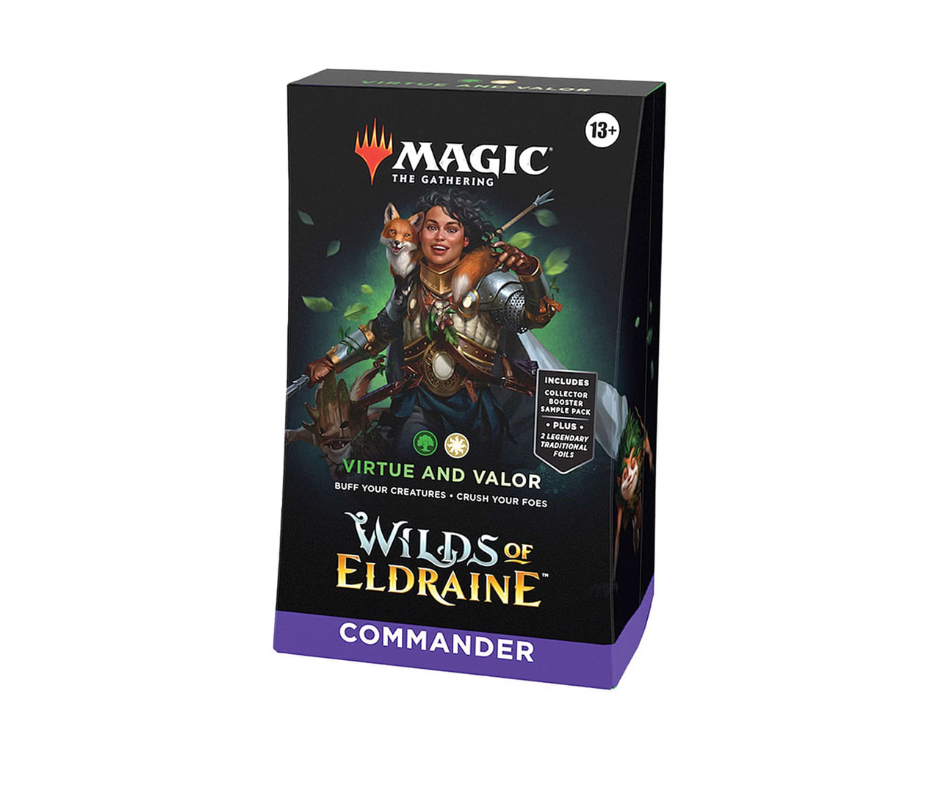 MTG WILD OF ELDRAINE VIRTUE AND VALOR COMMANDER DECK