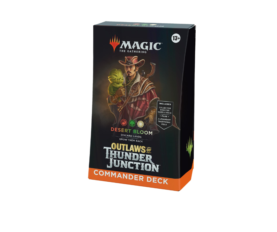 MTG OUTLAWS OF THUNDER JUNCTION DESERT BLOOM COMMANDER DECK