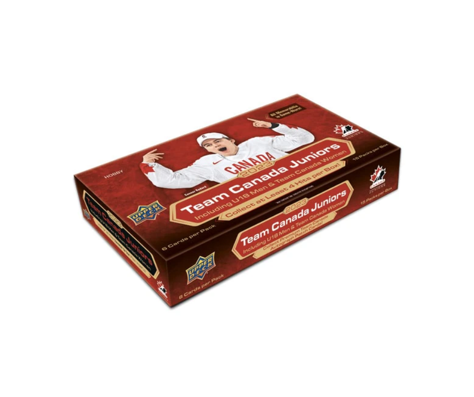 2023 UPPER DECK TEAM CANADA HOCKEY HOBBY BOX