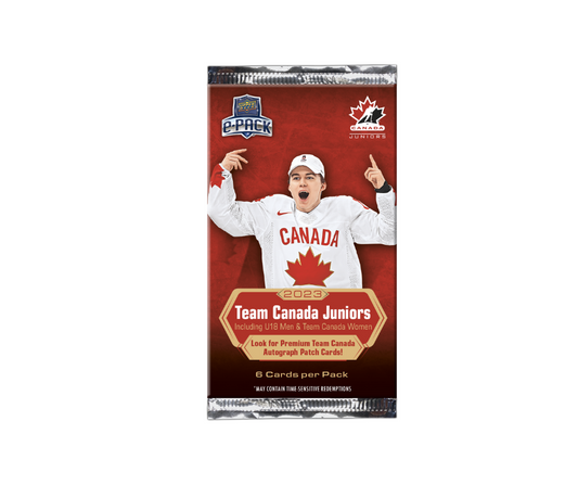 2023 UPPER DECK TEAM CANADA HOCKEY HOBBY PACK