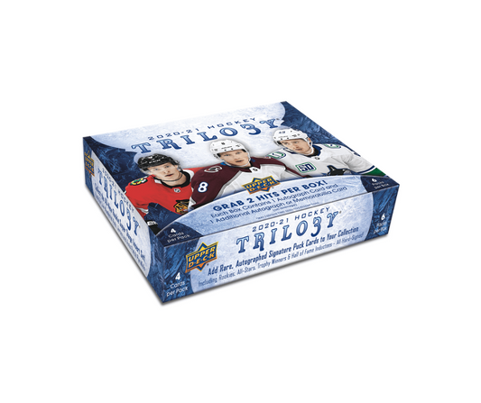 2020-21 UPPER DECK TRILOGY HOCKEY HOBBY BOX