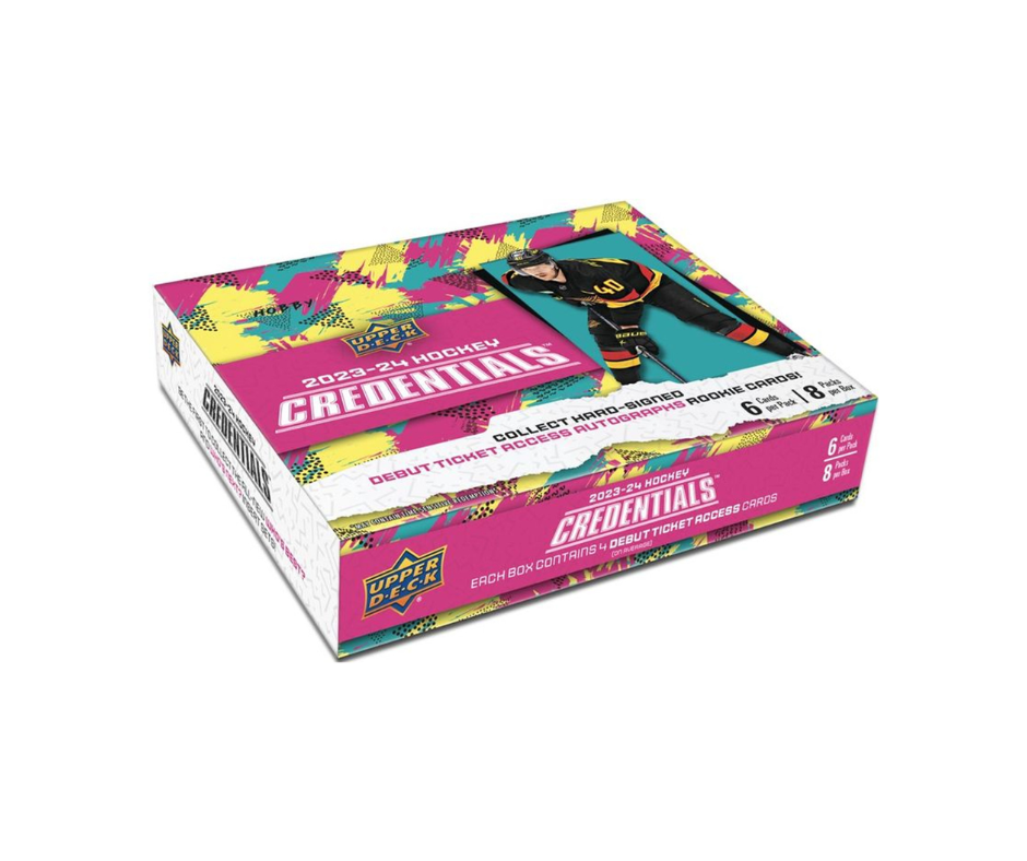 2023-24 UPPER DECK CREDENTIALS HOCKEY HOBBY BOX