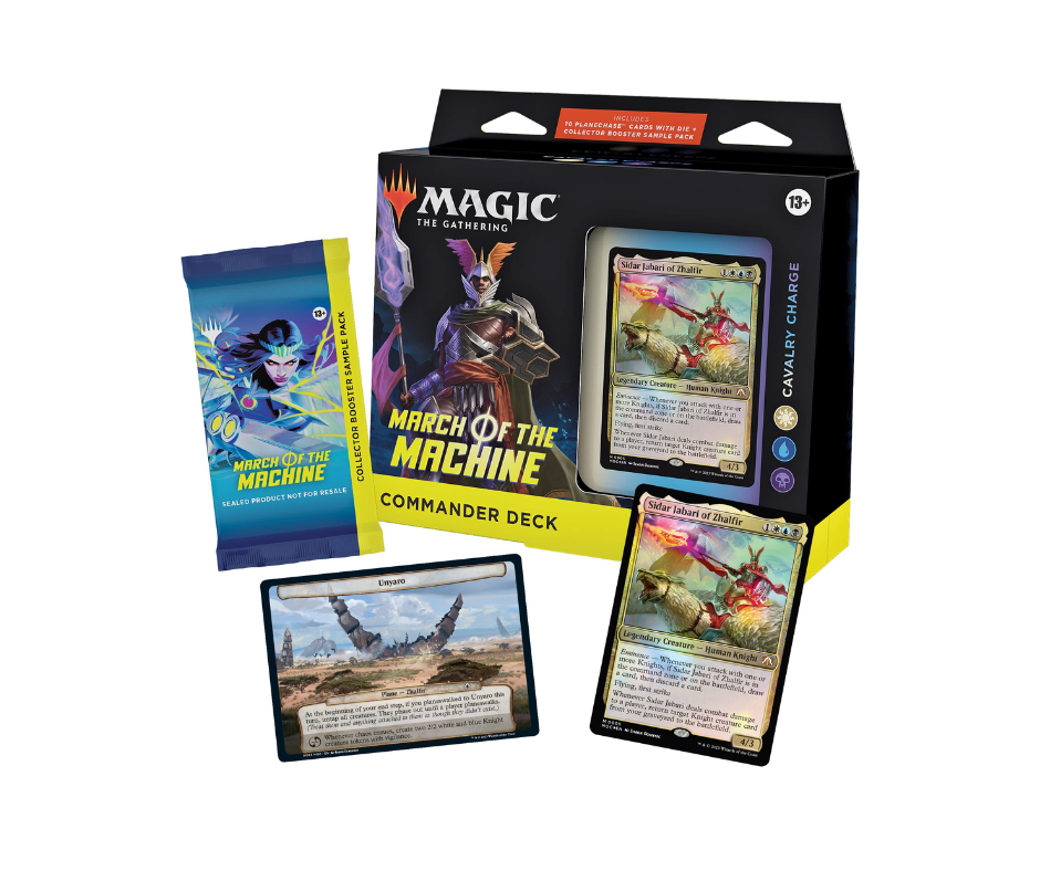 MTG MARCH OF THE MACHINE CAVALRY CHARGE COMMANDER DECK