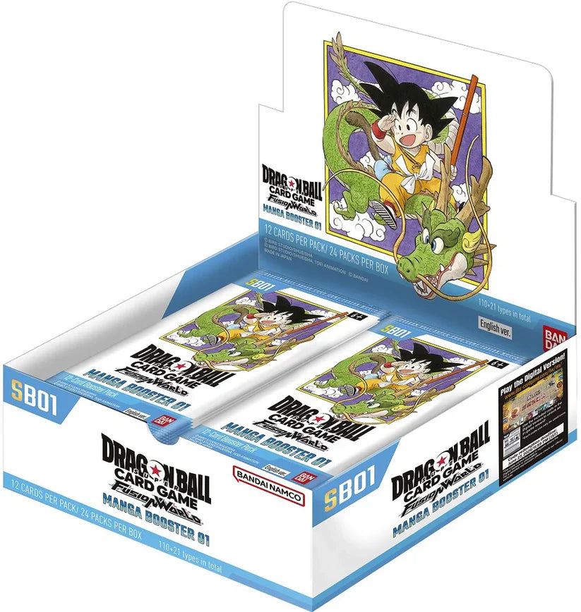 DRAGON BALL FUSIONWORLD MANGA BOOSTER 01 SB01 BOOSTER BOX
