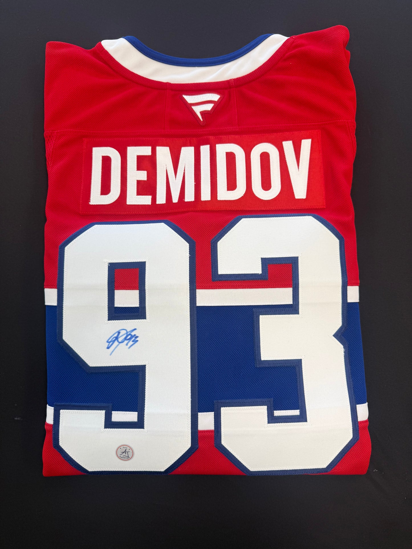 JERSEY FANATIC NHL AUTOGRAPH IVAN DEMIDOV GRANDEUR 54