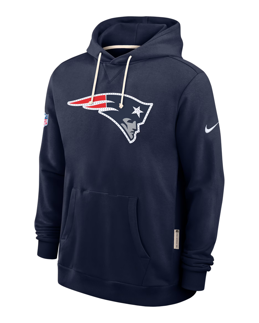 HOODIE NFL PATRIOTS NEW ENGLAND FANATICS MEDIUM ADULTE BLEU MARIN
