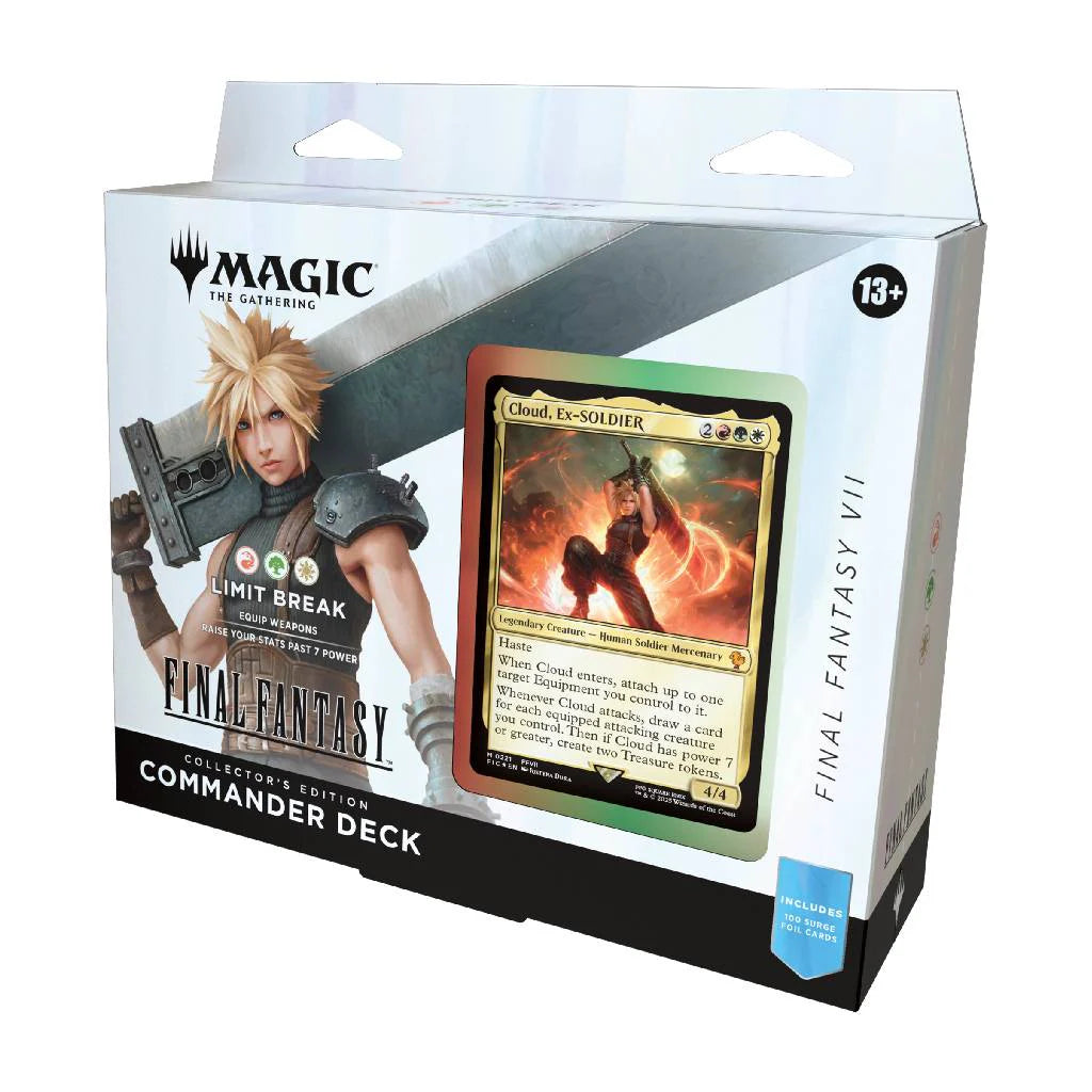 MTG FINAL FANTASY LIMIT BREAK COMMANDER DECK COLLECTOR'S EDITION