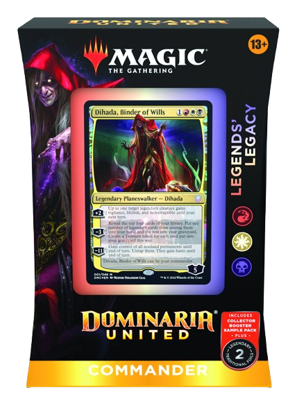 MTG DOMINARIA UNITED LEGENDS' LEGACY COMMANDER DECK