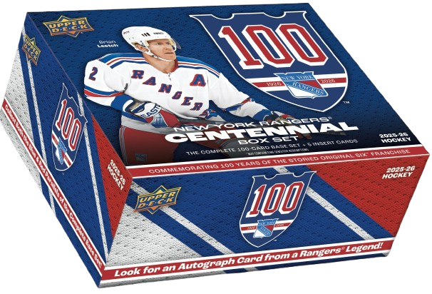 2025-26 UPPER DECK NEW YORK RANGERS HOCKEY CENTENNIAL BOX SET