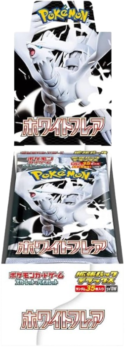 POKEMON SCARLET & VIOLET WHITE FLARE DELUXE BOOSTER BOX JAPONAIS