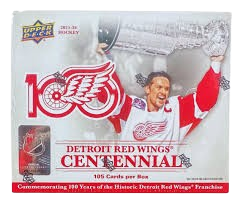 2025-26 UPPER DECK DETROIT RED WINGS HOCKEY CENTENNIAL BOX SET
