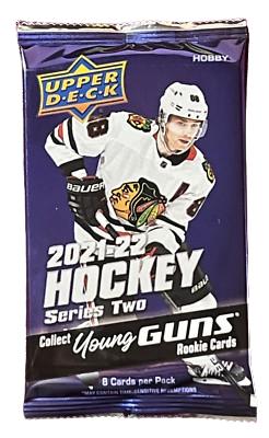 2021-22 UPPER DECK SERIES TWO HOCKEY HOBBY PACK