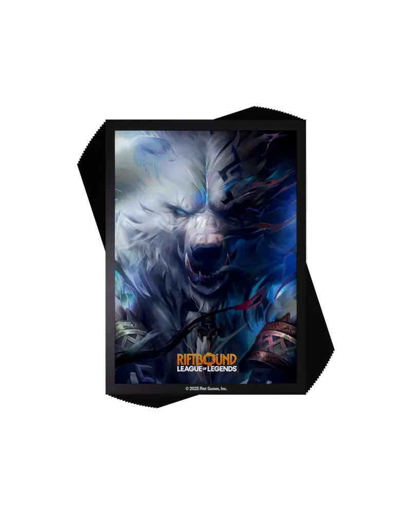 RIFTBOUND LEAGUE OF LEGENDS ORIGINS ART SLEEVES VOLIBEAR