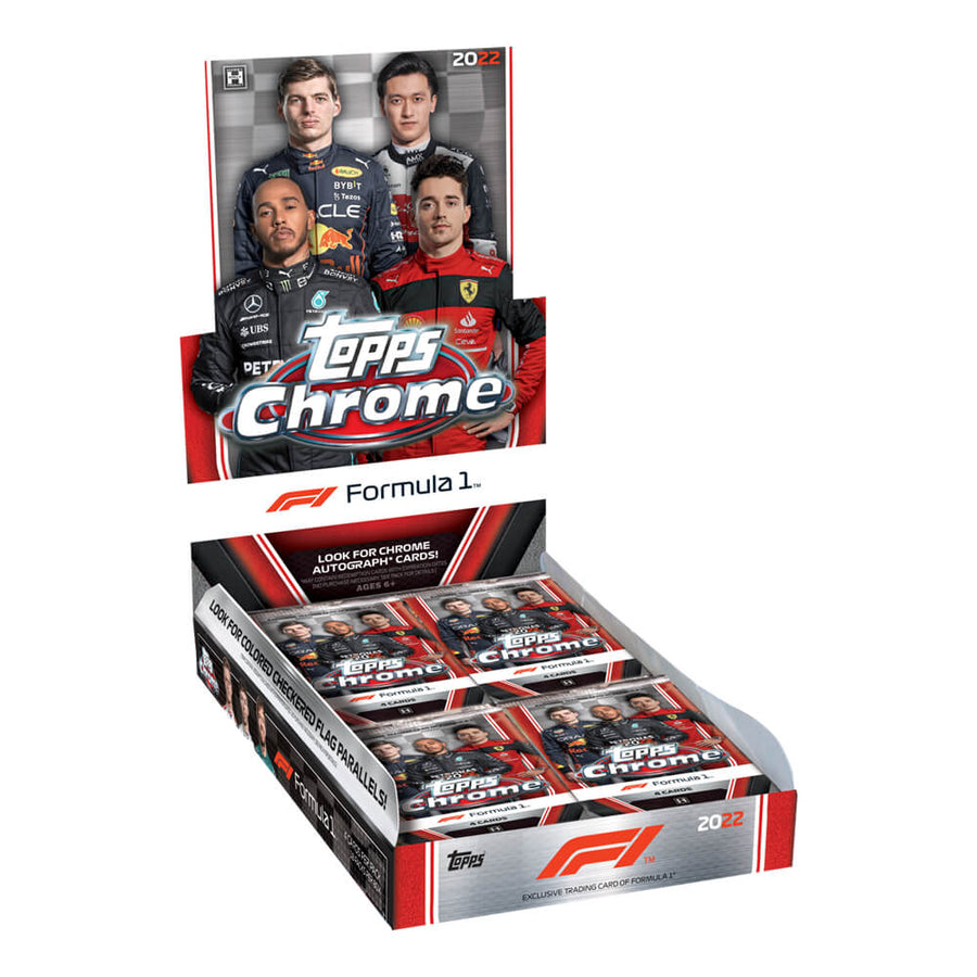 2022 TOPPS CHROME FORMULA 1 HOBBY BOX