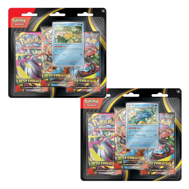 POKEMON MEGA EVOLUTION 3 PACKS BLISTER
