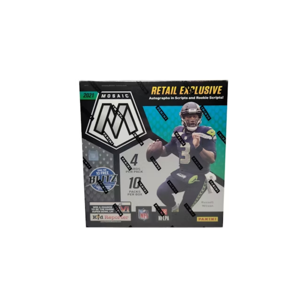 2021 PANINI MOSAIC FOOTBALL MEGA BOX