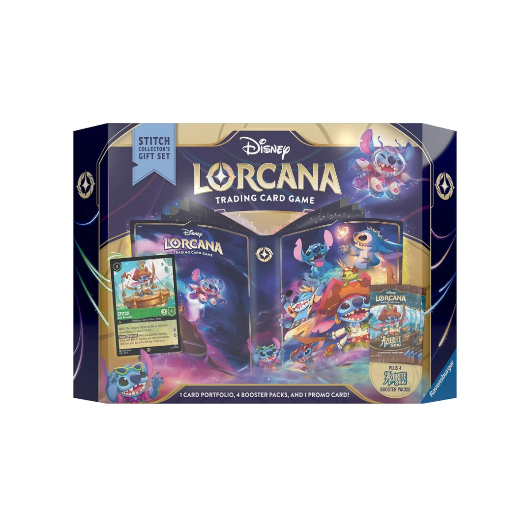 DISNEY LORCANA STITCH COLLECTOR'S GIFT SET AZURITE SEA