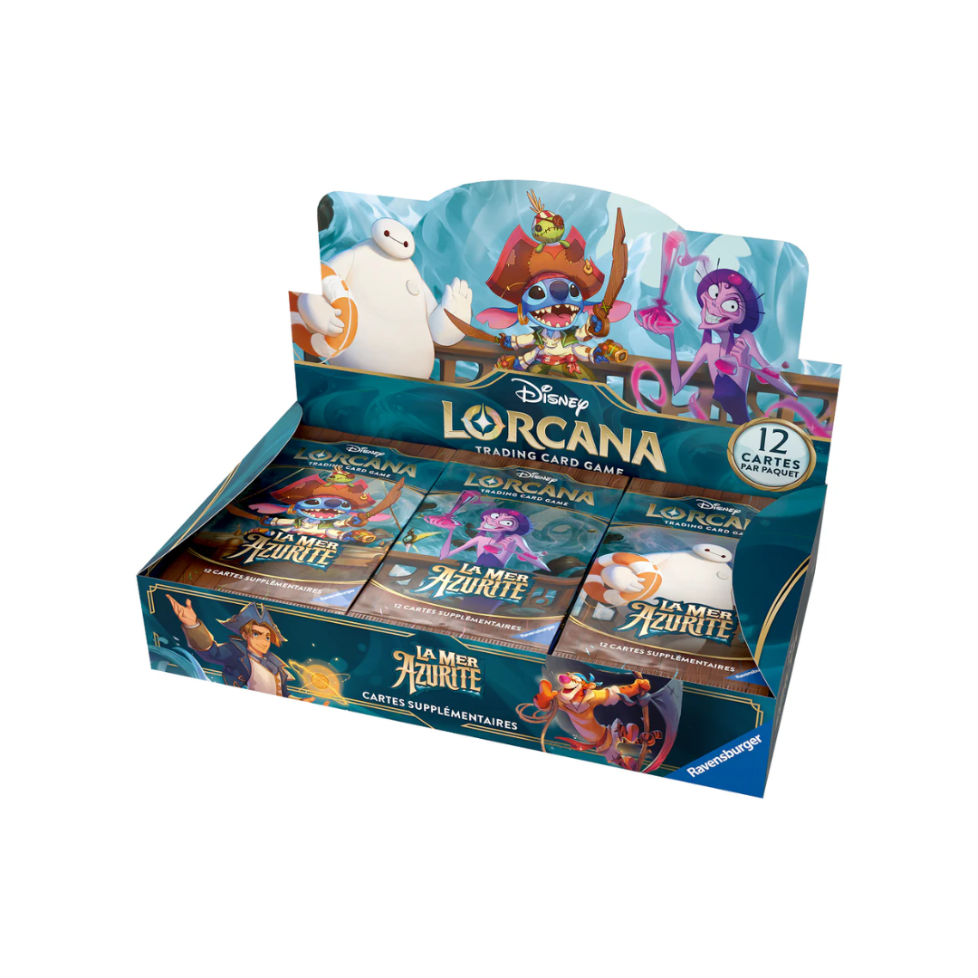 DISNEY LORCANA LA MER AZURITE BOOSTER BOX FRANCAIS