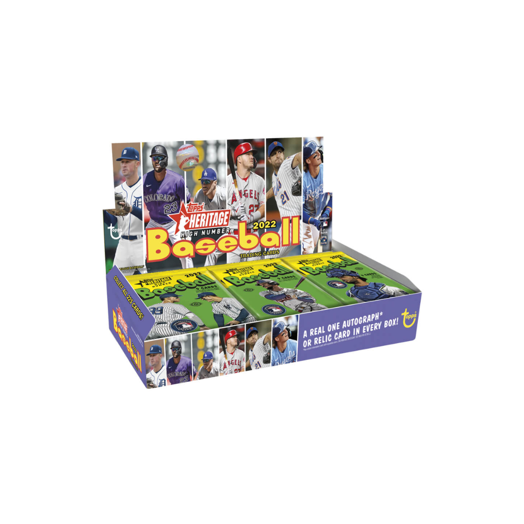 2022 TOPPS HERITAGE HIGH NUMBER HOBBY BOX BASEBALL