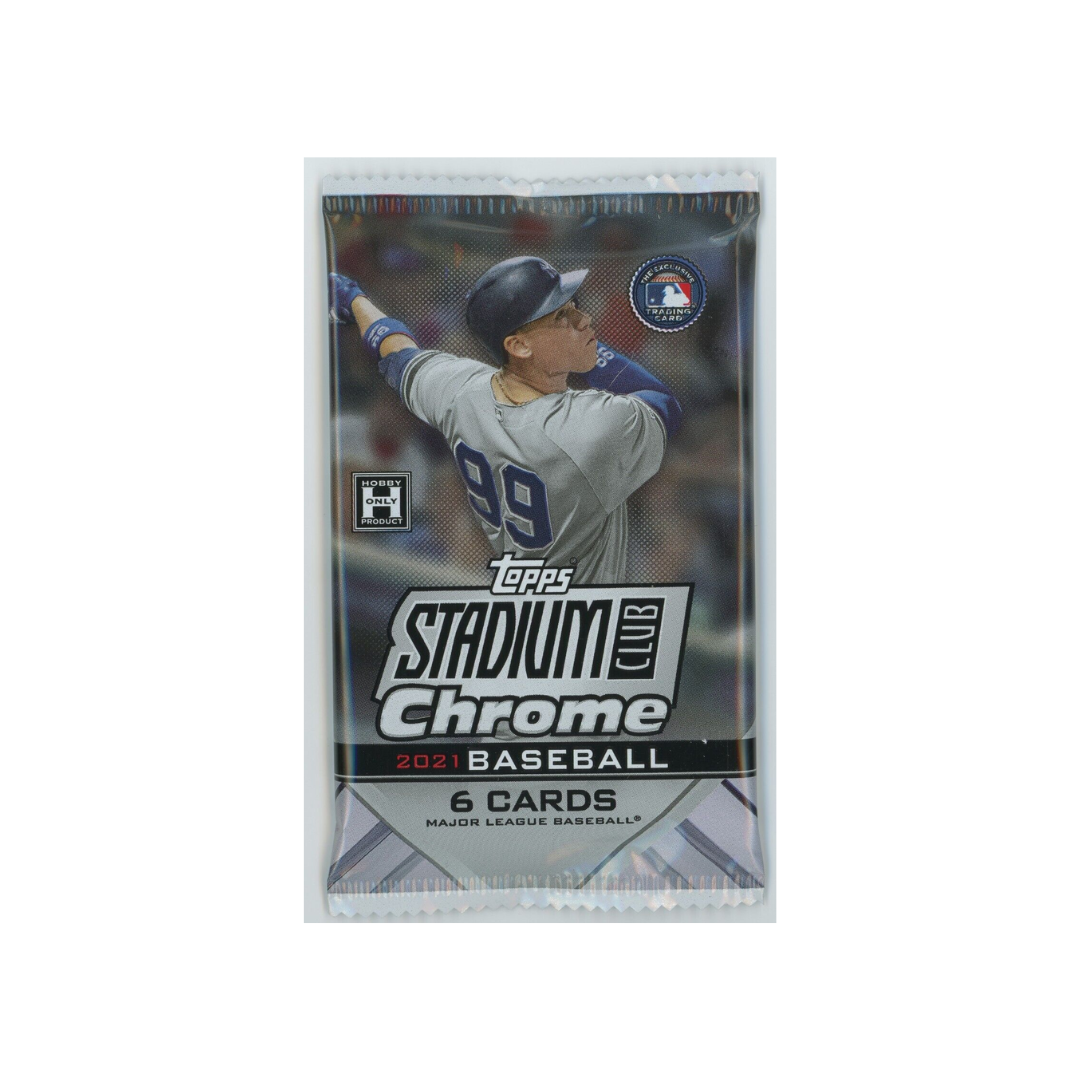 2021 TOPPS STADIUM CLUB CHROME BASEBALL HOBBY PACK