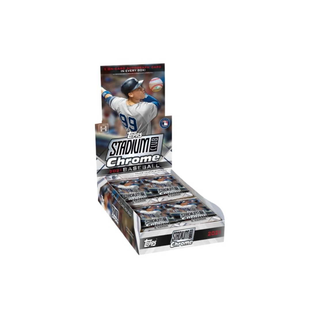 2021 TOPPS STADIUM CLUB CHROME BASEBALL HOBBY BOX