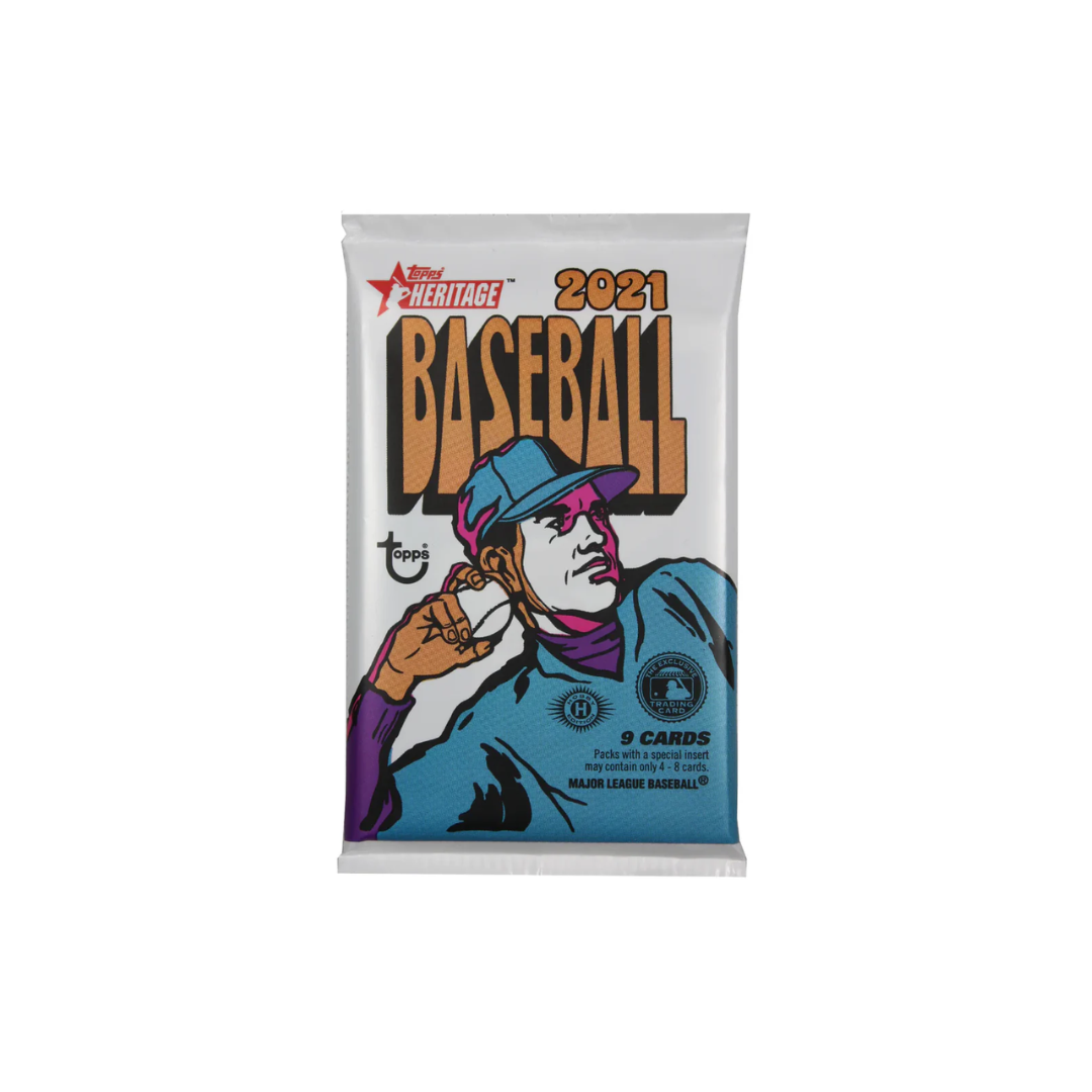 2021 TOPPS HERITAGE BASEBALL HOBBY PACK