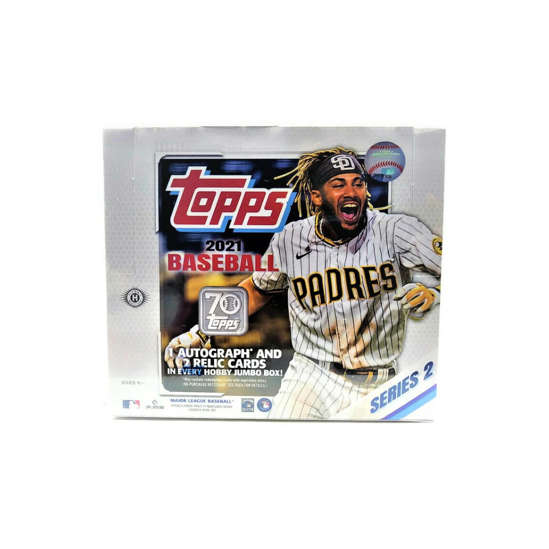 2021 TOPPS CHROME SERIE 2 BASEBALL JUMBO BOX