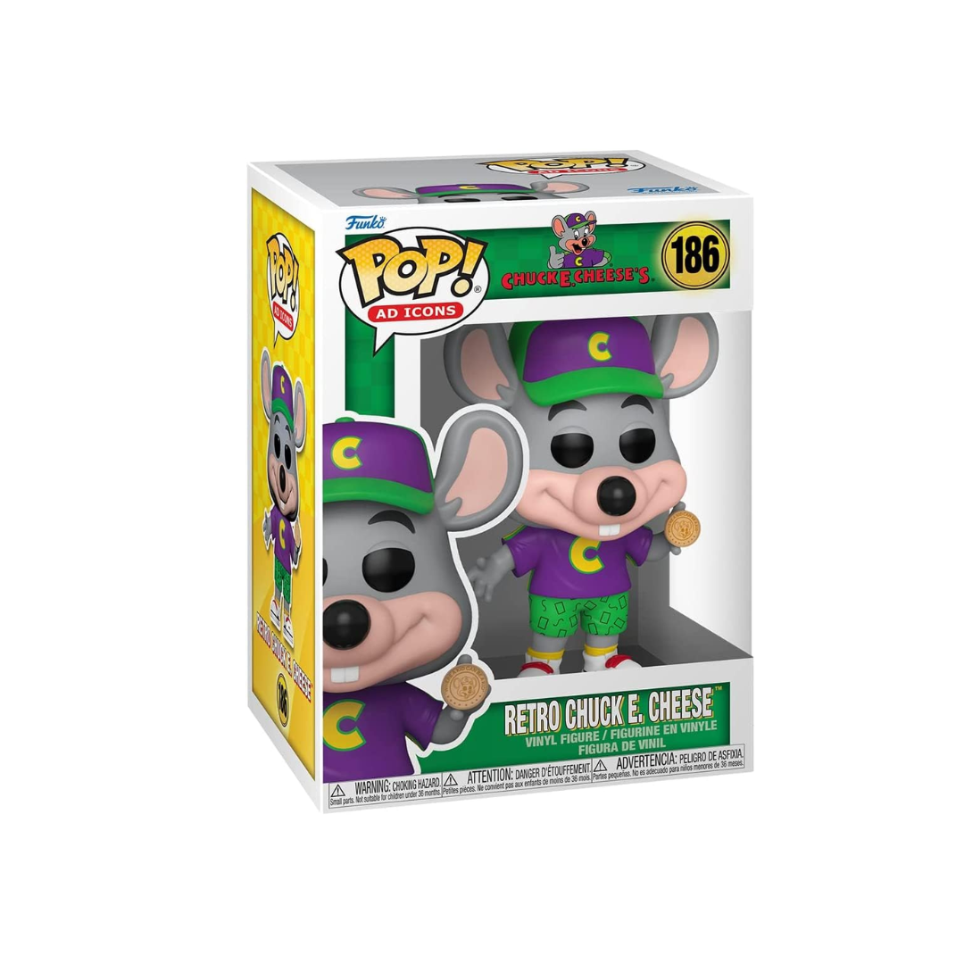 FUNKO POP RETRO CHOCK E.CHEESE #186 AD ICONS