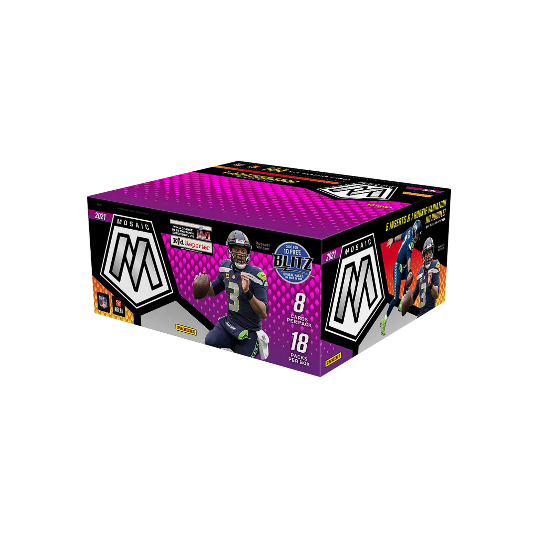 2021 PANINI MOSAIC FOOTBALL NO HUDDLE BOX