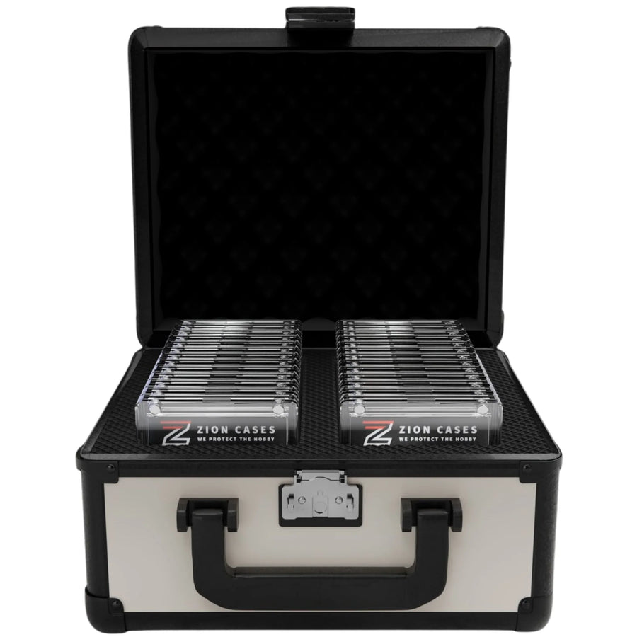 ZION CASES SLAB CASE 2 ROW CARBON FIBER WHITE
