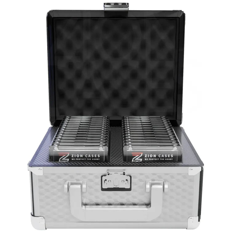 ZION CASE SLAB CASE 2 ROW CUBED SILVER