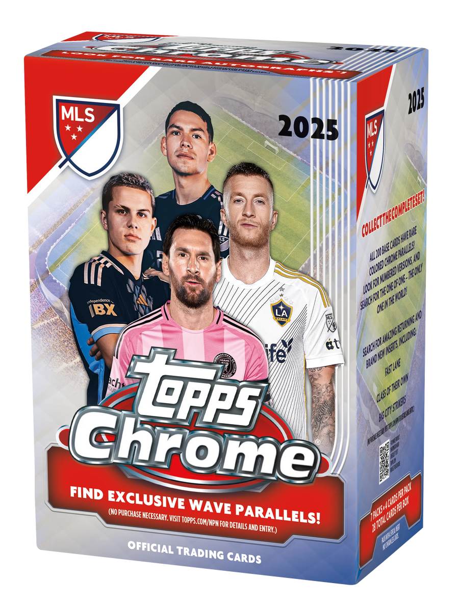 2025 TOPPS MLS CHROME SOCCER VALUE BOX