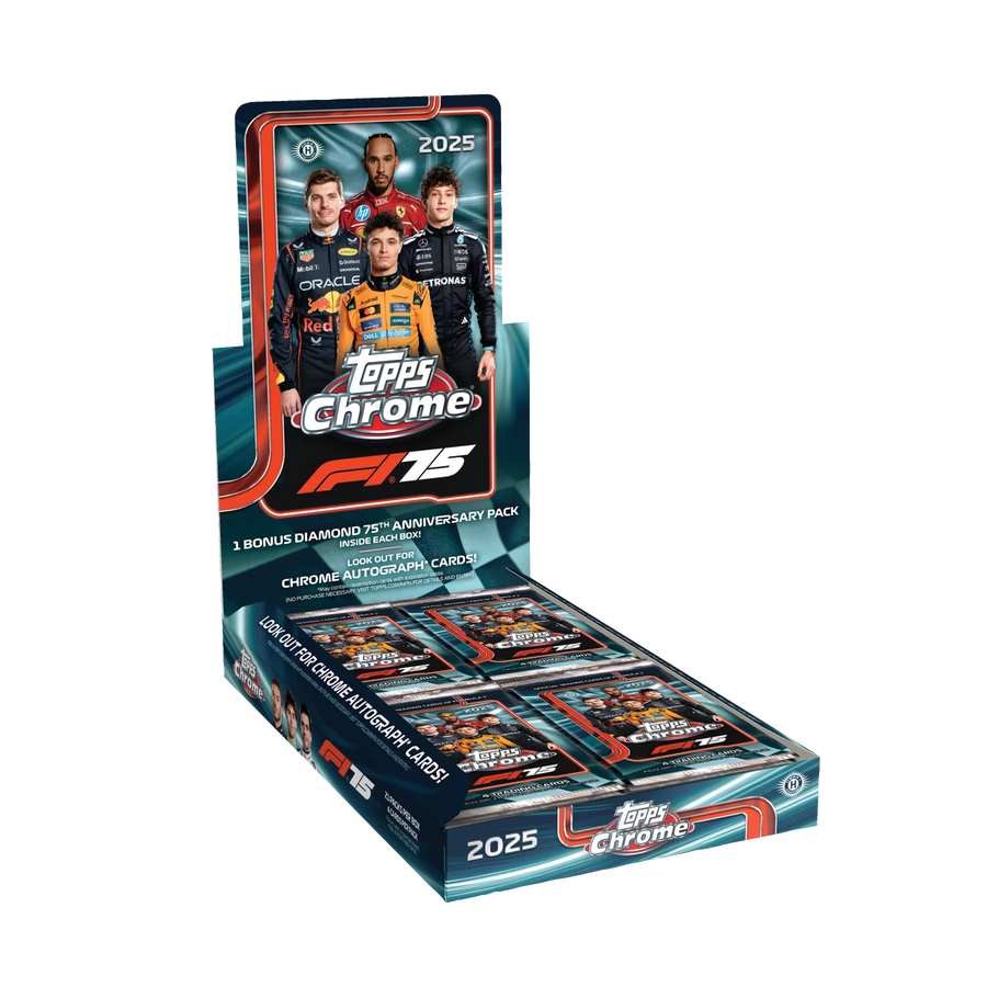 2025 TOPPS CHROME F1 75 HOBBY BOX